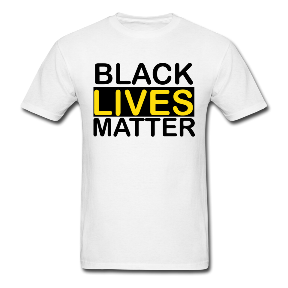 Black Lives Matter T-Shirt I Cant Breathe All Size (S-6XL) + Color Free Shipping - white