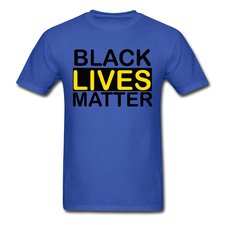 Black Lives Matter T-Shirt I Cant Breathe All Size (S-6XL) + Color Free Shipping - royal blue