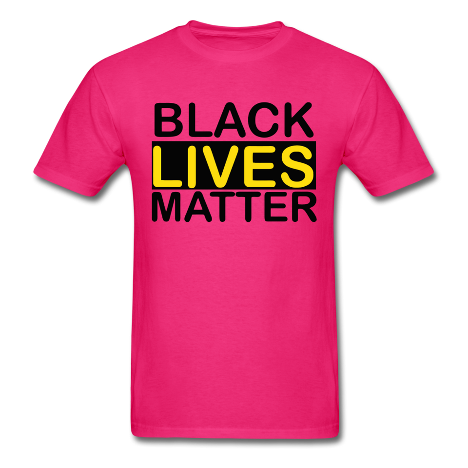 Black Lives Matter T-Shirt I Cant Breathe All Size (S-6XL) + Color Free Shipping - fuchsia