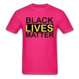 Black Lives Matter T-Shirt I Cant Breathe All Size (S-6XL) + Color Free Shipping - fuchsia