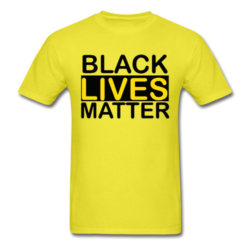 Black Lives Matter T-Shirt I Cant Breathe All Size (S-6XL) + Color Free Shipping - yellow