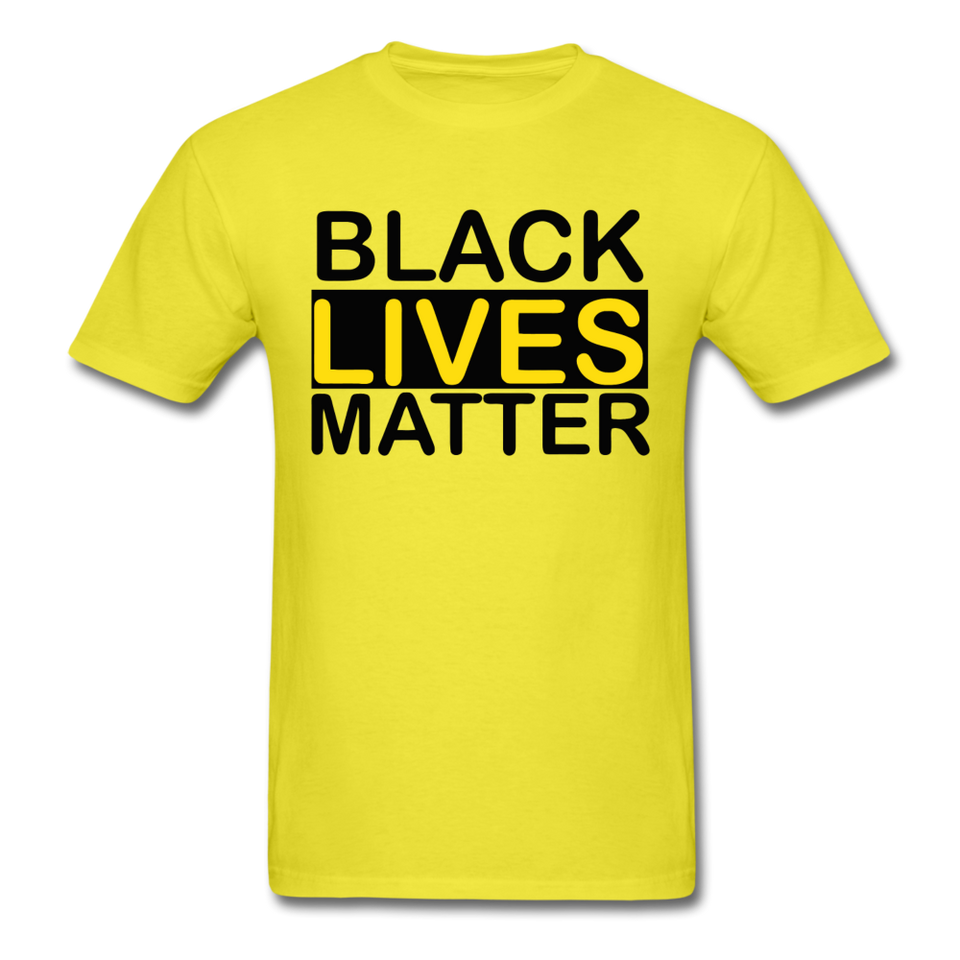 Black Lives Matter T-Shirt I Cant Breathe All Size (S-6XL) + Color Free Shipping - yellow
