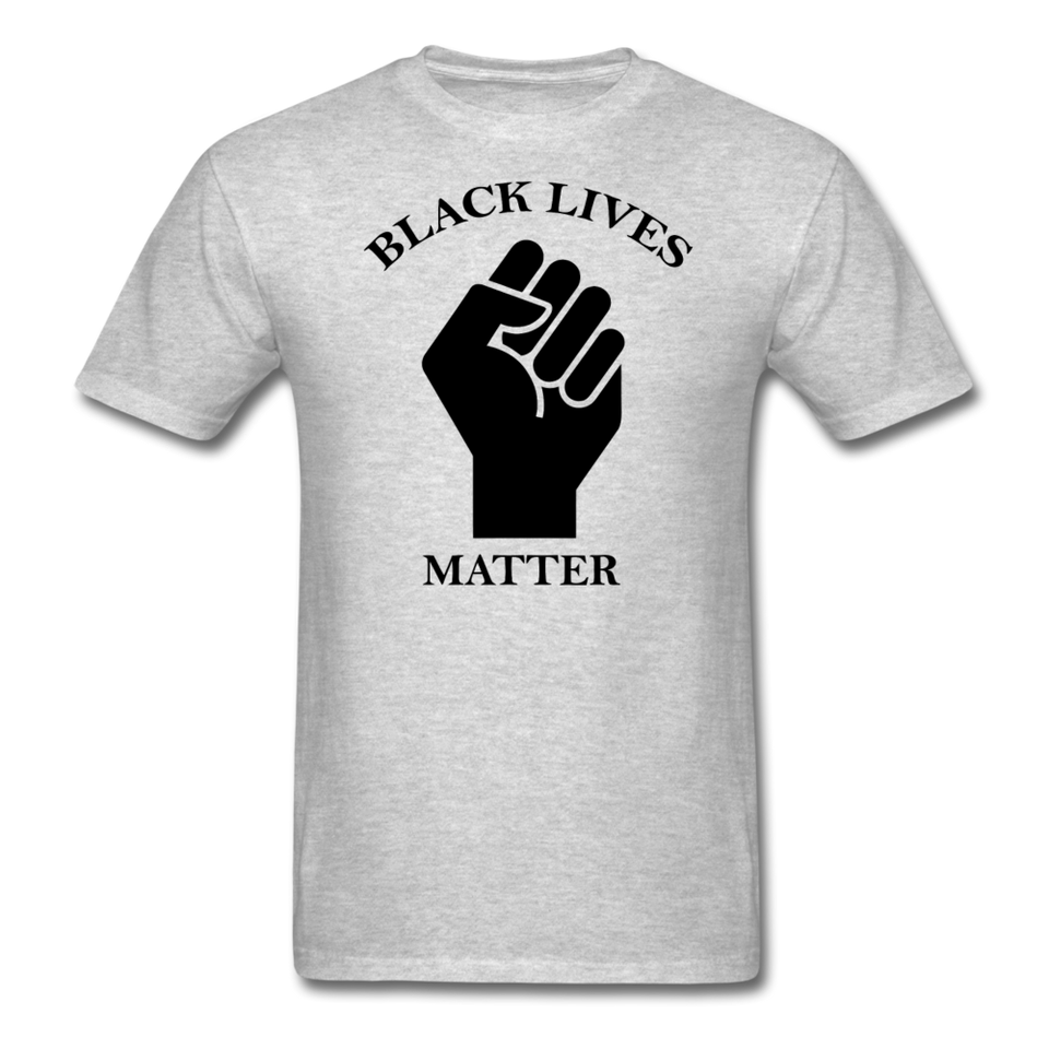 Black Lives Matter T-Shirt - heather gray
