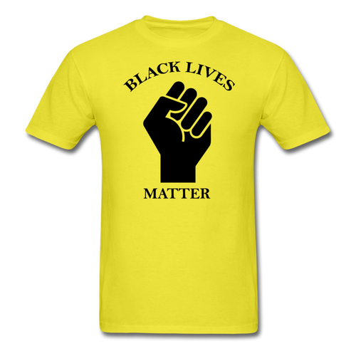 Black Lives Matter T-Shirt - yellow