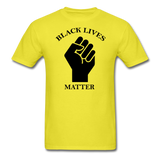 Black Lives Matter T-Shirt - yellow