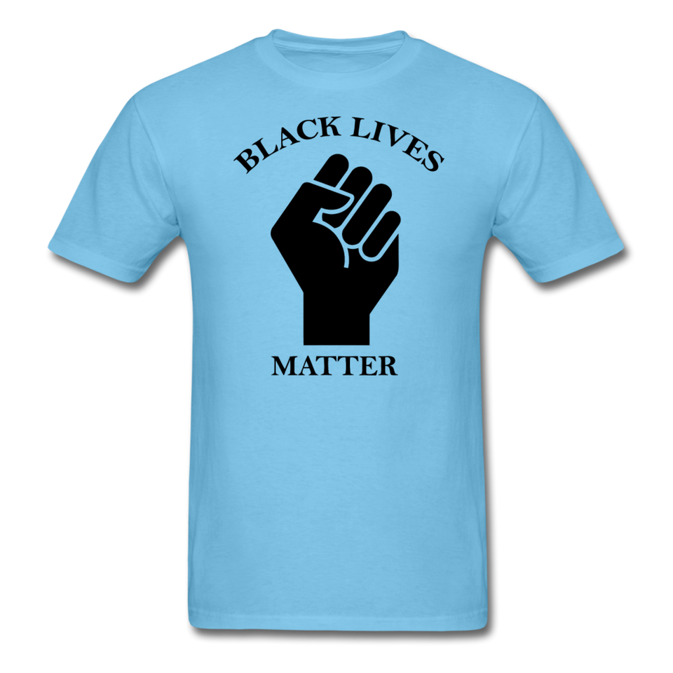 Black Lives Matter T-Shirt - aquatic blue