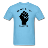 Black Lives Matter T-Shirt - aquatic blue