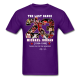 The Last Dance Michael Jordan 1984-1998 Thank You For The Memories Shirt - purple