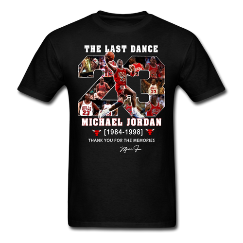 The Last Dance Michael Jordan 1984-1998 Thank You For The Memories Shirt - black