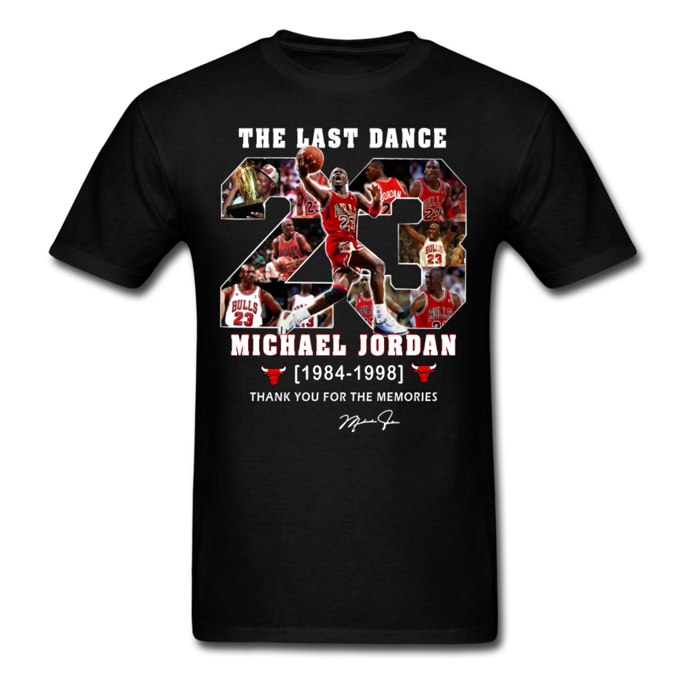 The Last Dance Michael Jordan 1984-1998 Thank You For The Memories Shirt - black
