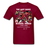 The Last Dance Michael Jordan 1984-1998 Thank You For The Memories Shirt - burgundy