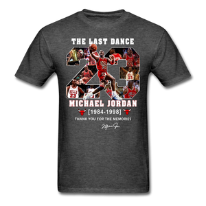 The Last Dance Michael Jordan 1984-1998 Thank You For The Memories Shirt - heather black