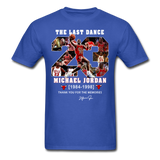 The Last Dance Michael Jordan 1984-1998 Thank You For The Memories Shirt - royal blue