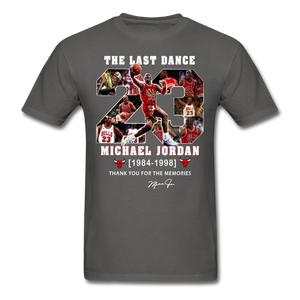 The Last Dance Michael Jordan 1984-1998 Thank You For The Memories Shirt - charcoal