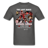 The Last Dance Michael Jordan 1984-1998 Thank You For The Memories Shirt - charcoal