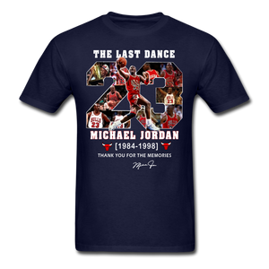 The Last Dance Michael Jordan 1984-1998 Thank You For The Memories Shirt - navy
