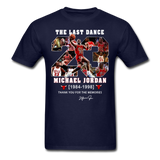 The Last Dance Michael Jordan 1984-1998 Thank You For The Memories Shirt - navy