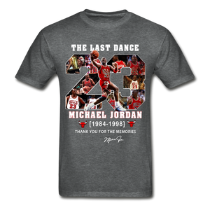 The Last Dance Michael Jordan 1984-1998 Thank You For The Memories Gildan Shirt - deep heather