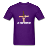 We Rise Together Melanin Black Lives Matter T Shirt - purple