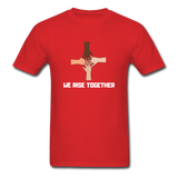We Rise Together Melanin Black Lives Matter T Shirt - red