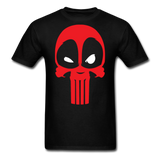 Deadpool Funny Superhero Skull T-shirt Size S-6XL - black