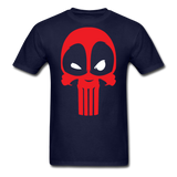 Deadpool Funny Superhero Skull T-shirt Size S-6XL - navy