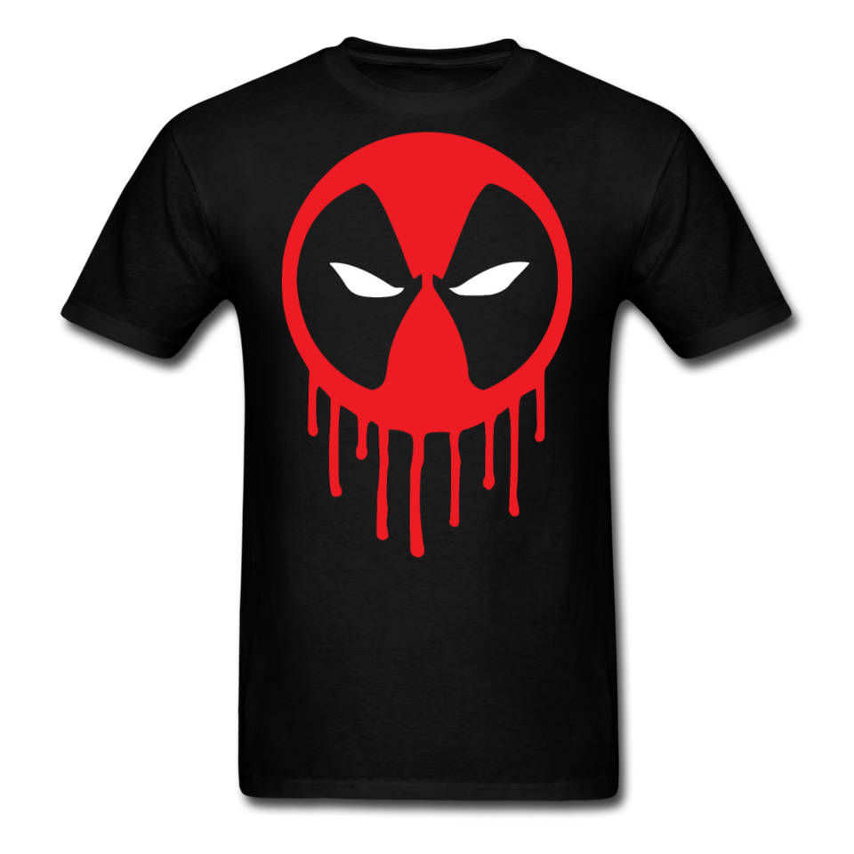 Deadpool Funny Superhero T-shirt Size S-6XL - black