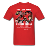 The Last Dance Michael Jordan 1984-1998 Thank You For The Memories Shirt S-6XL - red