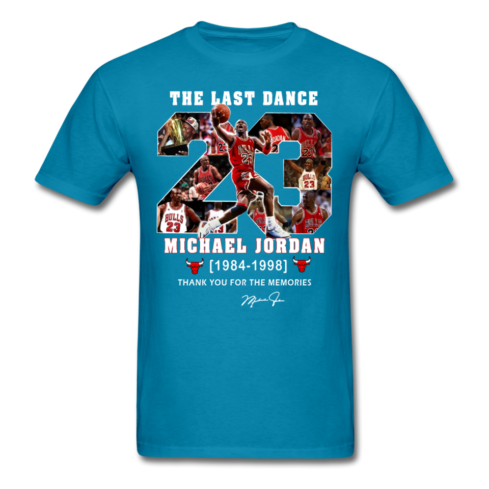 The Last Dance Michael Jordan 1984-1998 Thank You For The Memories Shirt S-6XL - turquoise