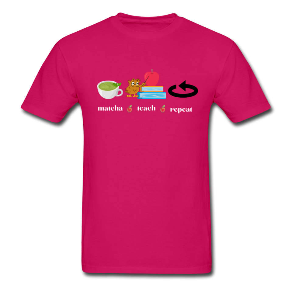 Teachers T-Shirt - fuchsia