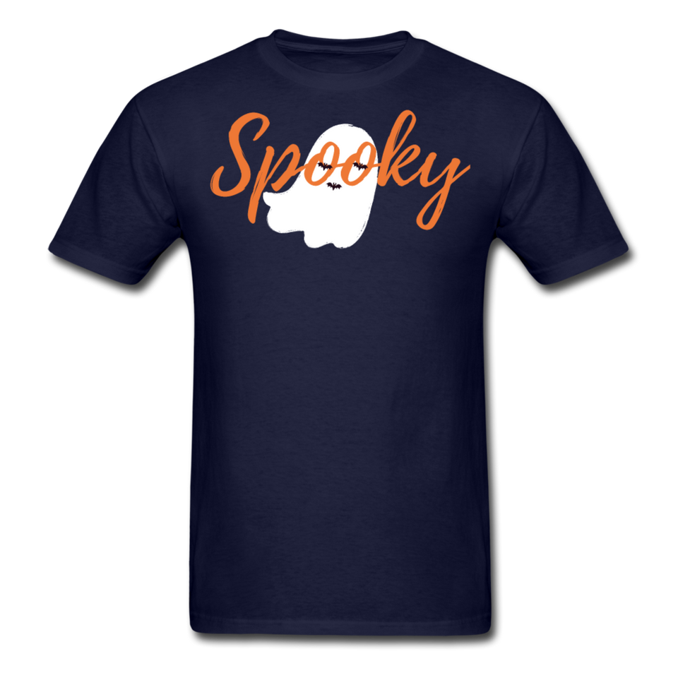 Halloween Shirt Spooky Unisex Classic T-Shirt - navy