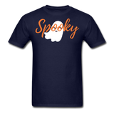 Halloween Shirt Spooky Unisex Classic T-Shirt - navy