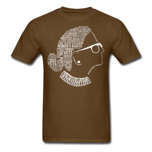 Vintage Notorious RGB shirt - Ruth Bader Ginsburg fan gift idea T-Shirt - brown