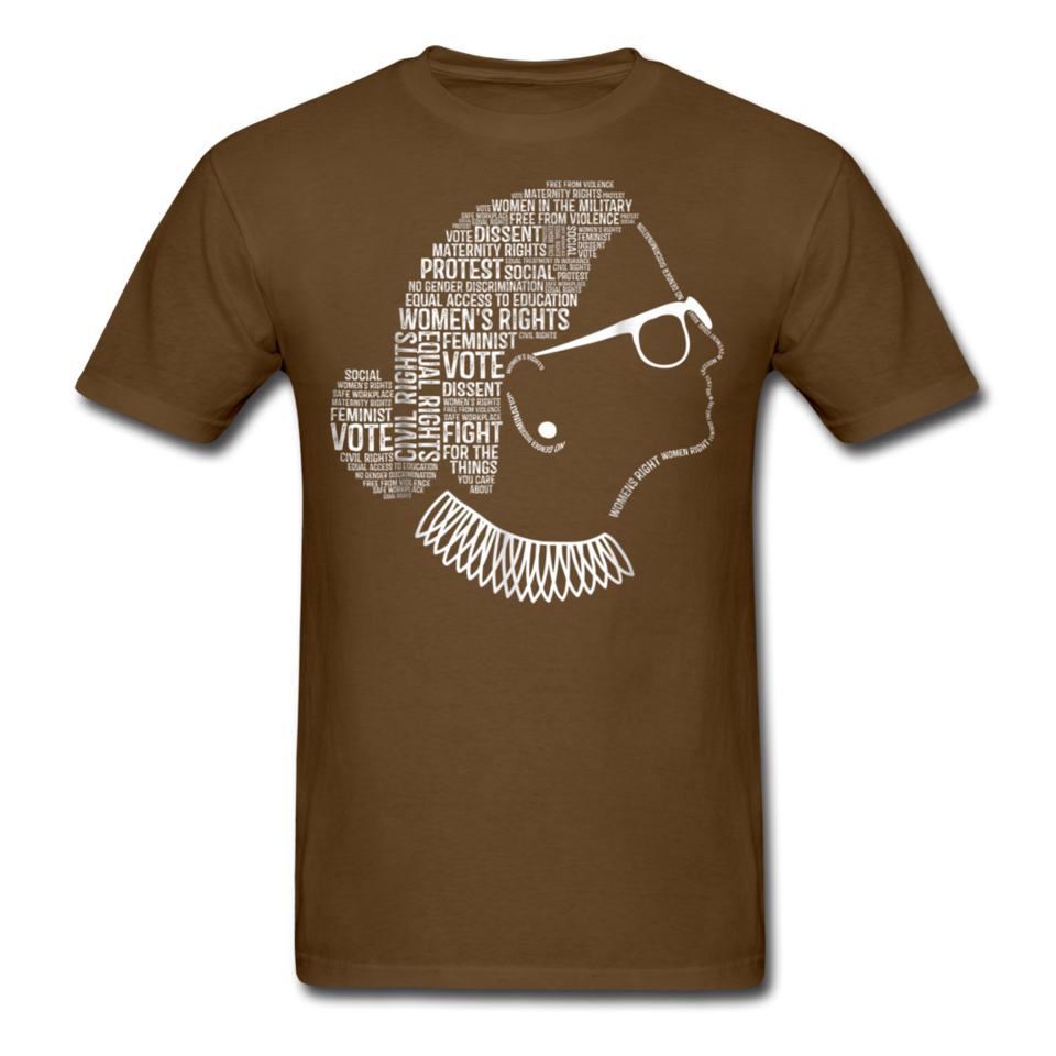 Vintage Notorious RGB shirt - Ruth Bader Ginsburg fan gift idea T-Shirt - brown
