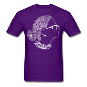 Vintage Notorious RGB shirt - Ruth Bader Ginsburg fan gift idea T-Shirt - purple