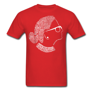 Vintage Notorious RGB shirt - Ruth Bader Ginsburg fan gift idea T-Shirt - red