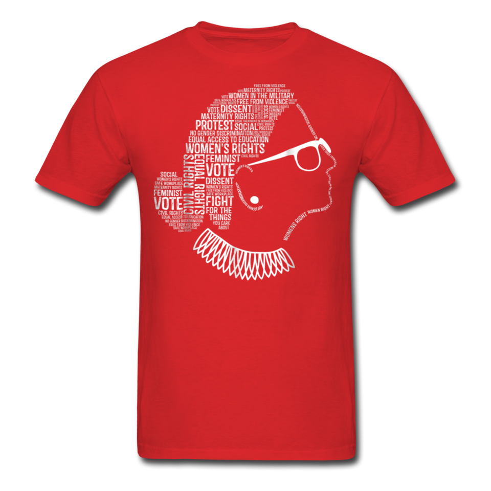 Vintage Notorious RGB shirt - Ruth Bader Ginsburg fan gift idea T-Shirt - red