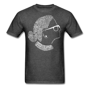Vintage Notorious RGB shirt - Ruth Bader Ginsburg fan gift idea T-Shirt - heather black