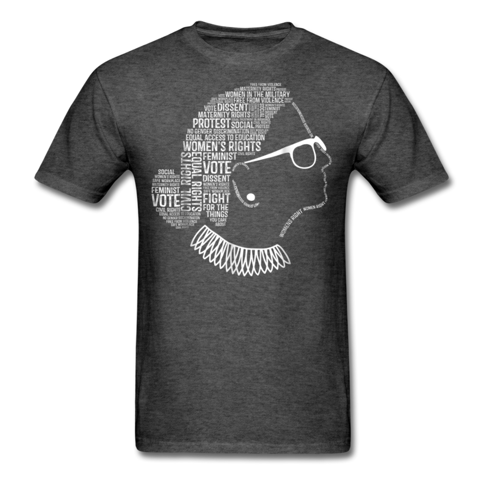 Vintage Notorious RGB shirt - Ruth Bader Ginsburg fan gift idea T-Shirt - heather black