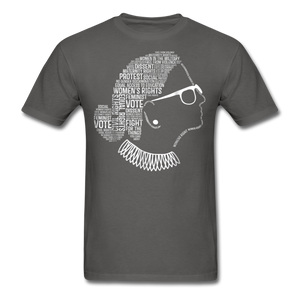 Vintage Notorious RGB shirt - Ruth Bader Ginsburg fan gift idea T-Shirt - charcoal