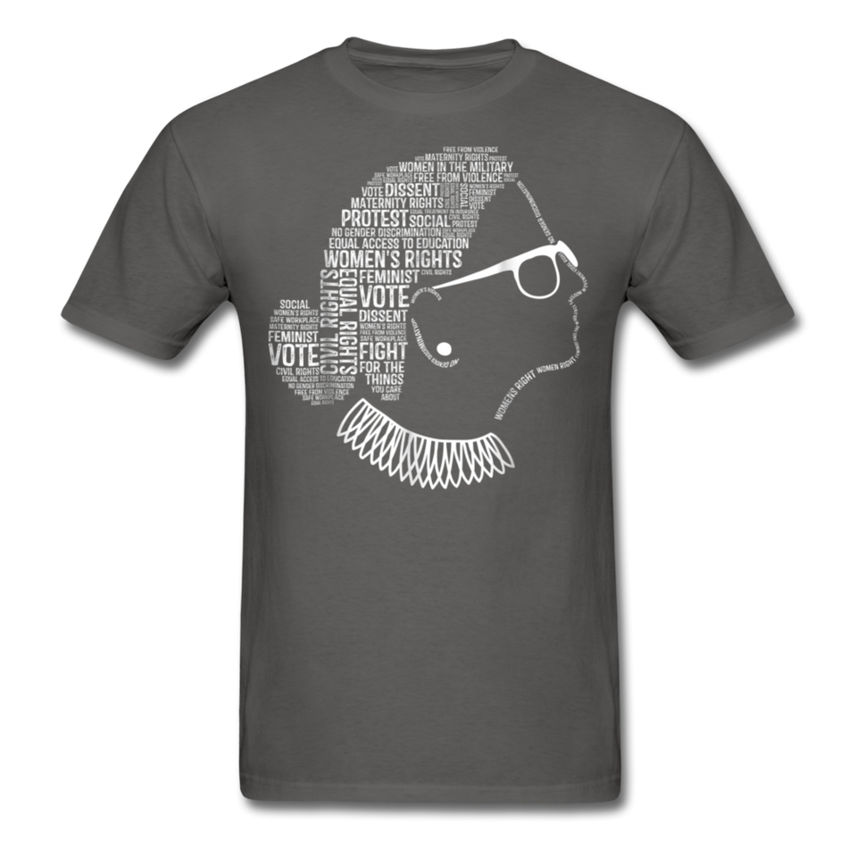Vintage Notorious RGB shirt - Ruth Bader Ginsburg fan gift idea T-Shirt - charcoal