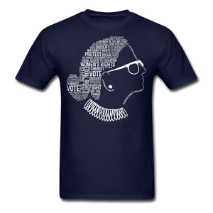 Vintage Notorious RGB shirt - Ruth Bader Ginsburg fan gift idea T-Shirt - navy