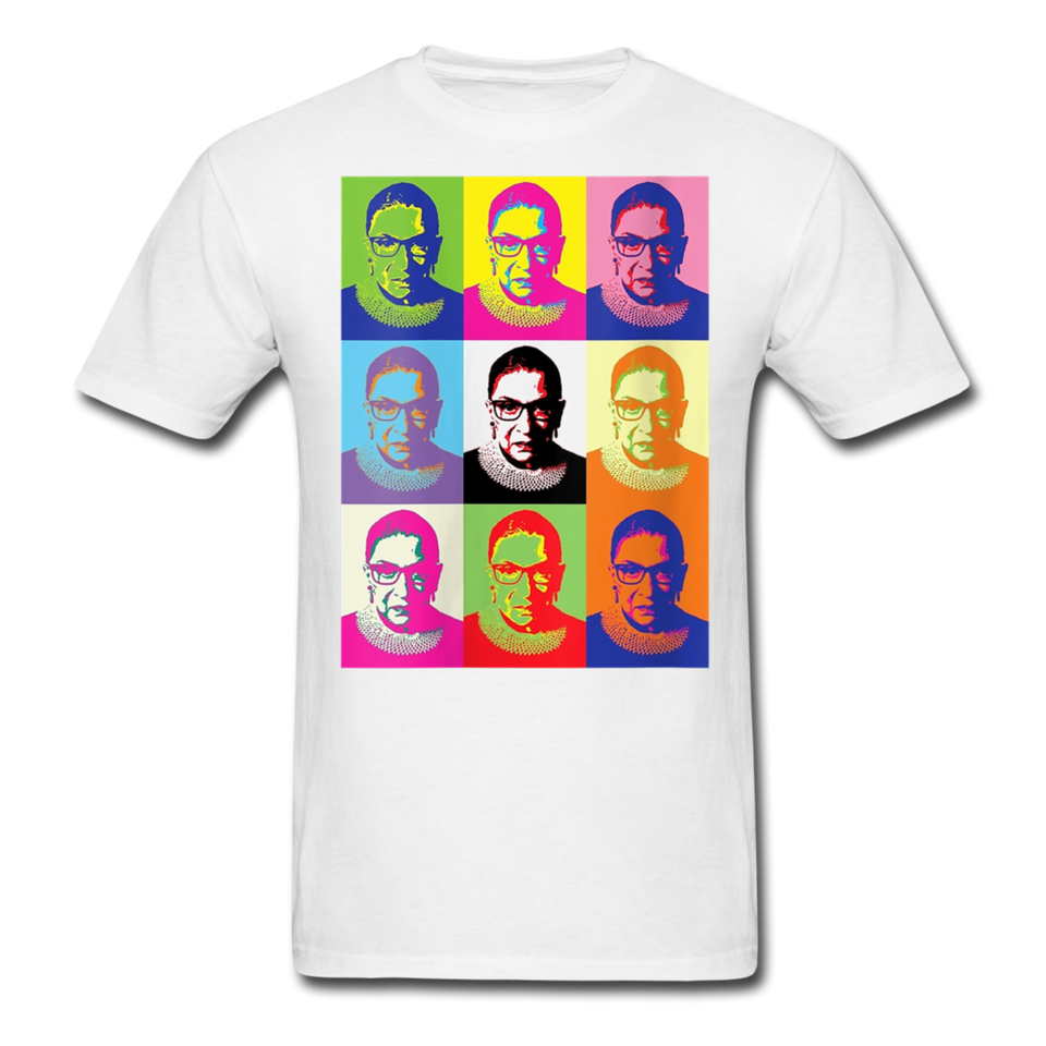 Womens Ruth Bader Ginsburg Women Rgb Tee Shirts Notorious Rbg Tshirt - white