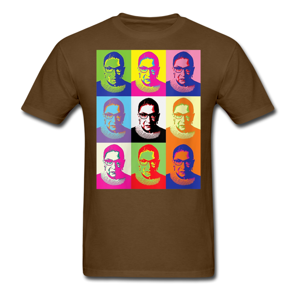 Womens Ruth Bader Ginsburg Women Rgb Tee Shirts Notorious Rbg Tshirt - brown