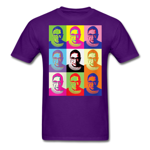 Womens Ruth Bader Ginsburg Women Rgb Tee Shirts Notorious Rbg Tshirt - purple