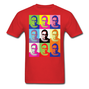 Womens Ruth Bader Ginsburg Women Rgb Tee Shirts Notorious Rbg Tshirt - red