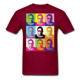 Womens Ruth Bader Ginsburg Women Rgb Tee Shirts Notorious Rbg Tshirt - burgundy