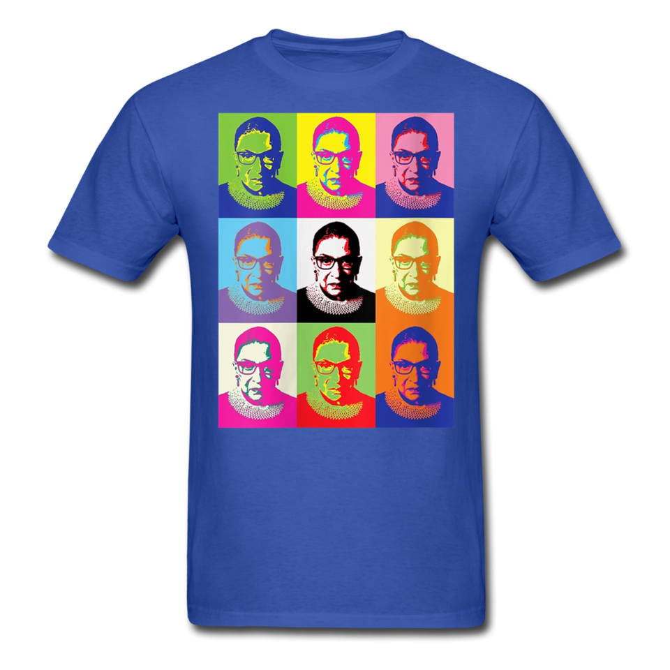 Womens Ruth Bader Ginsburg Women Rgb Tee Shirts Notorious Rbg Tshirt - royal blue