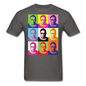 Womens Ruth Bader Ginsburg Women Rgb Tee Shirts Notorious Rbg Tshirt - charcoal