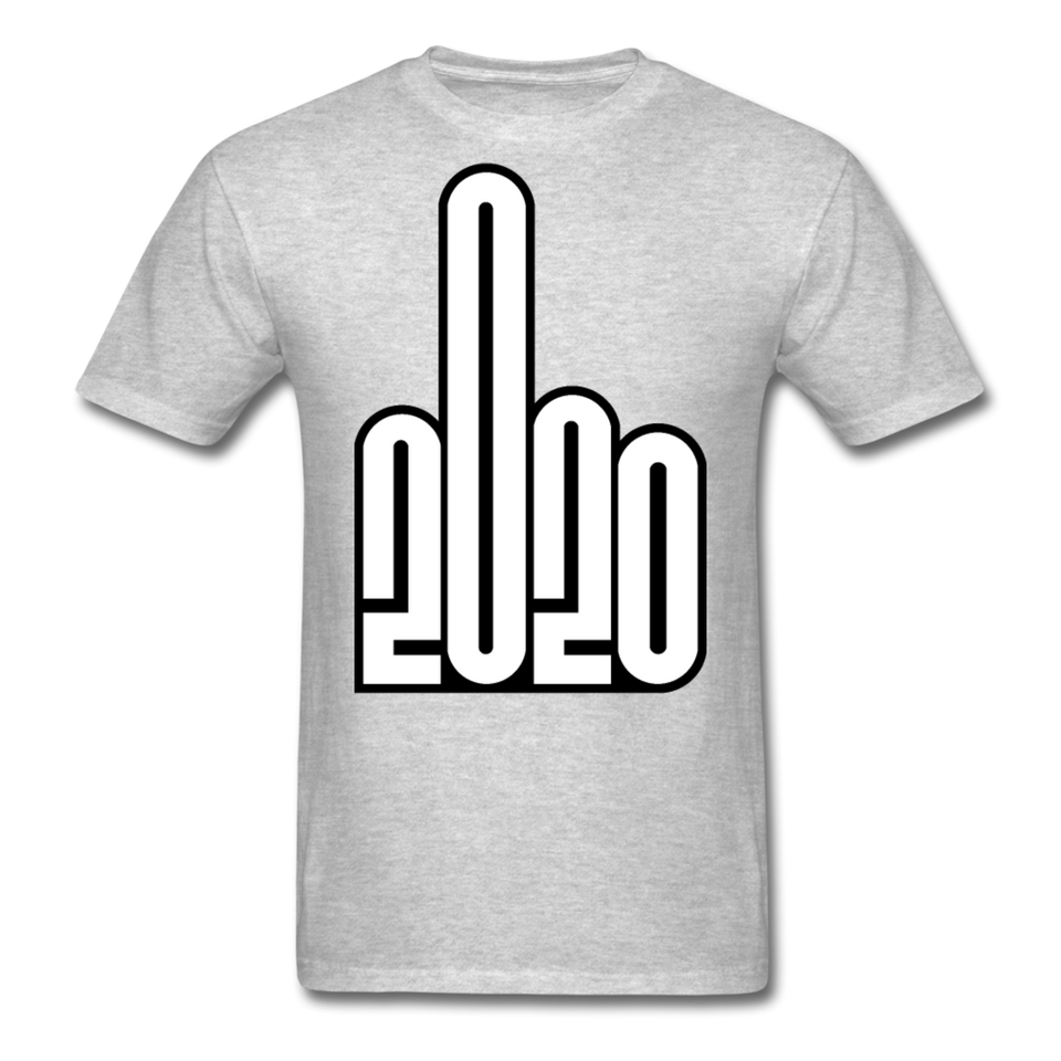 Fuck-2020 Shirt NEW 2020 Sucks You Middle Finger Funny Tee T-shirt Size S-6XL - heather gray